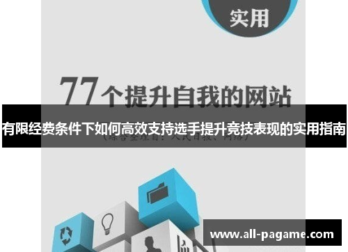 有限经费条件下如何高效支持选手提升竞技表现的实用指南